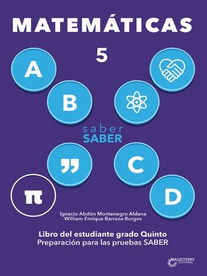 cover image of Saber SABER Matemáticas 5. Libro del estudiante grado quinto